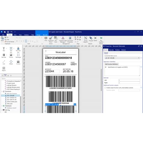 NiceLabel Express Tutorial 的图像结果