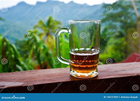 Clear Perspective of Glass Half Full Half Empty Stock Image - Image of ...