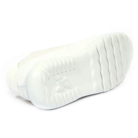 3990J sneaker donna white/silver HOGAN H371 INTERACTIVE 3 glitter shoe ...