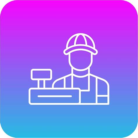 Cashier icon | Premium Vector