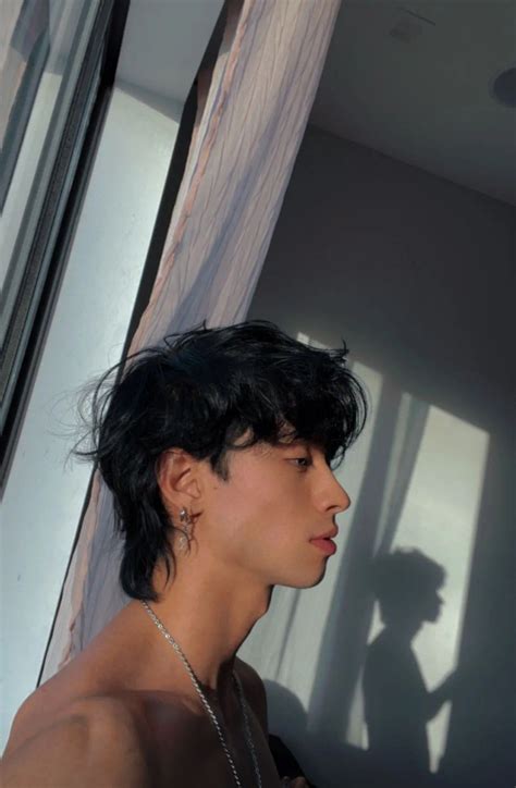 Sebastian nsb | Perm hair men, Mullet haircut, Asian haircut