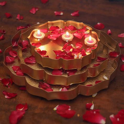 Buy Aluminium Platter Sets for Elegant Entertaining – PC HOME DECOR