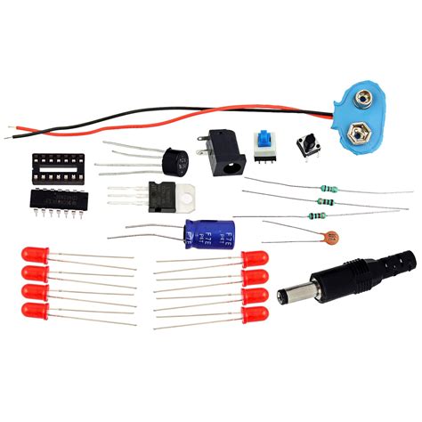 7 Stage Binary Counter Display With LED