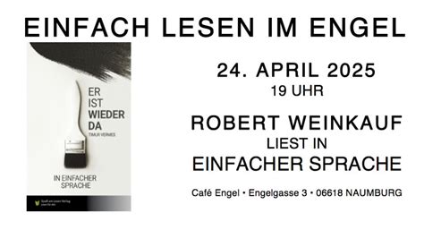 EINFACH LESEN IM ENGEL • Er ist wieder da • Lesung in Einfacher Sprache ...