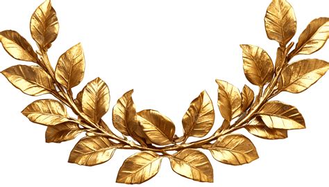 Couronne De Laurier Doré PNG , Couronne De Laurier, Or, La Victoire ...
