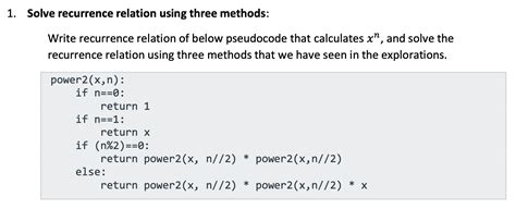 Recurrence Relation Using Substitutuion Method 的图像结果