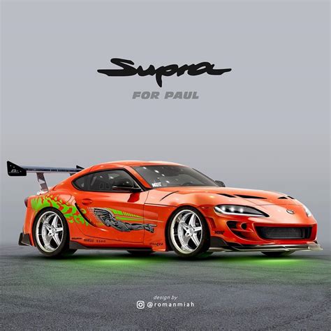 Paul Walkers Supra Fast & Furious Paul Walker Toyota Supra (MK4)