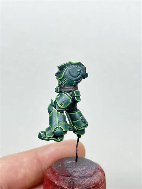 (Wip) tried painting a dark angel, but fear I pushed it too far. Does ...