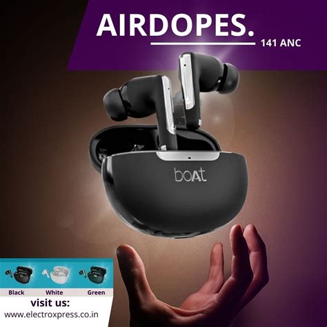 Boat Airdopes 141 ANC , Wireless Earbuds with Active Noise Cancellation