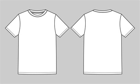 Blank tee shirt template awesome blank tee template t shirt white by ...