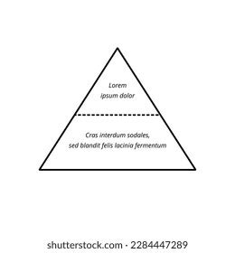 Image result for Hierarchy Triangle Template