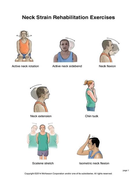 Image result for Neck Exercises Printable PDF