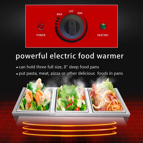 Buy KITMA Steam Table Food Warmer - Pan Open Well Commercial Food ...