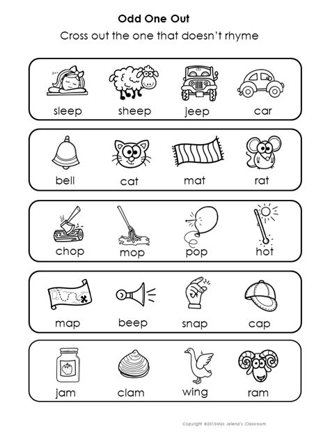 Stunning Odd One Out Worksheet For Kg Spelling Paper Template