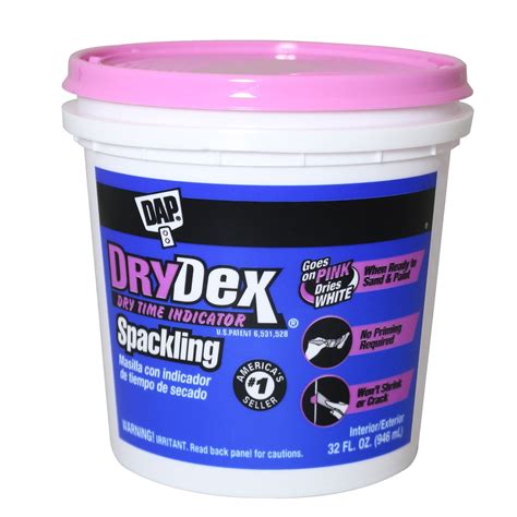 DAP DryDex Spackle, 32 oz Dry Time Indicator Spackling Paste repairs ...