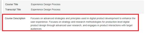 Image result for Design Course Description