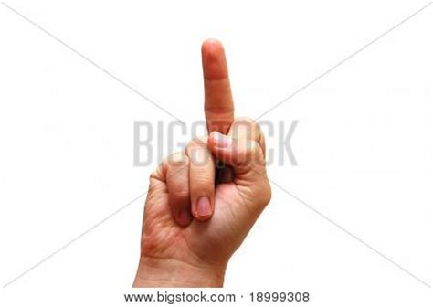 Middle Finger Image & Photo (Free Trial) | Bigstock