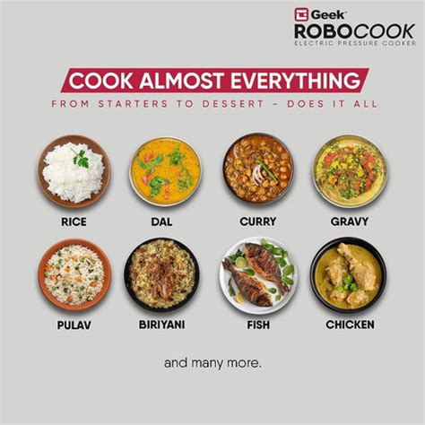 Geek Robocook Zeta Electric Pressure Cooker Price in India - Buy Geek ...