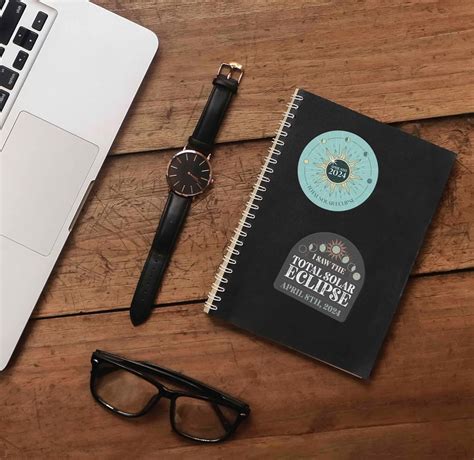 Sentinel Supply I Saw the 2024 Eclipse Sticker for Laptop, April 8 ...