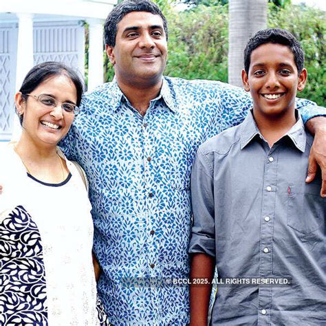 Vaswani, Suresh and Komal during Father's Day brunch at the ITC Windsor.