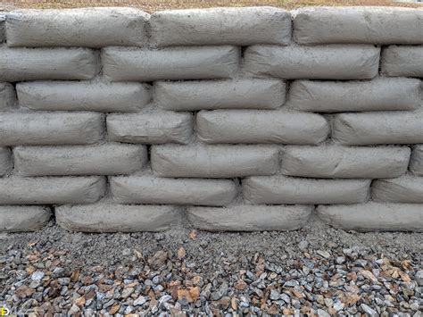 What are Concrete Bag Retaining Wall?