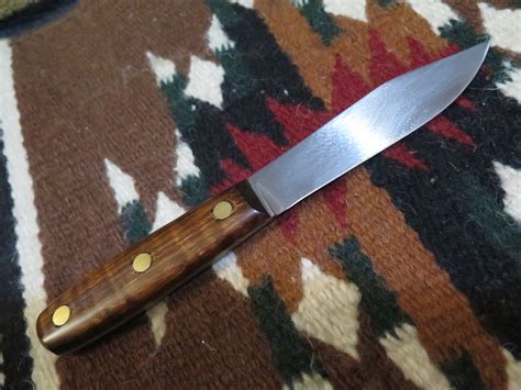 Authentic Custom Bone Handle or Curly Maple Green River Knife w/sheath ...