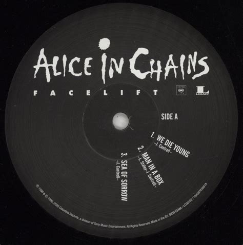Alice In Chains Facelift - Remastered UK 2-LP vinyl set — RareVinyl.com
