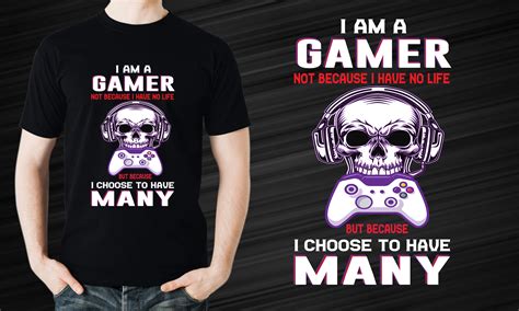 Gamer T-Shirt Design Graphic by mbr_expert · Creative Fabrica