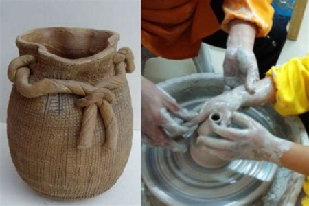 工会活动——陶艺制作体验，教师们乐陶陶