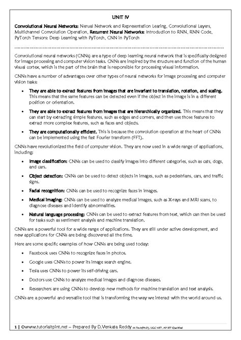 Jntuk R20 UNIT-IV DEEP Learning Techniques[www.jntumaterials - UNIT IV ...