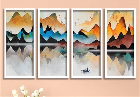 SAF paintings Premium Modern Art Digital Reprint 16.5 inch x 30 inch ...