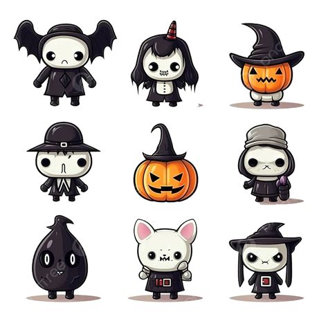 Scary Halloween Characters Drawings