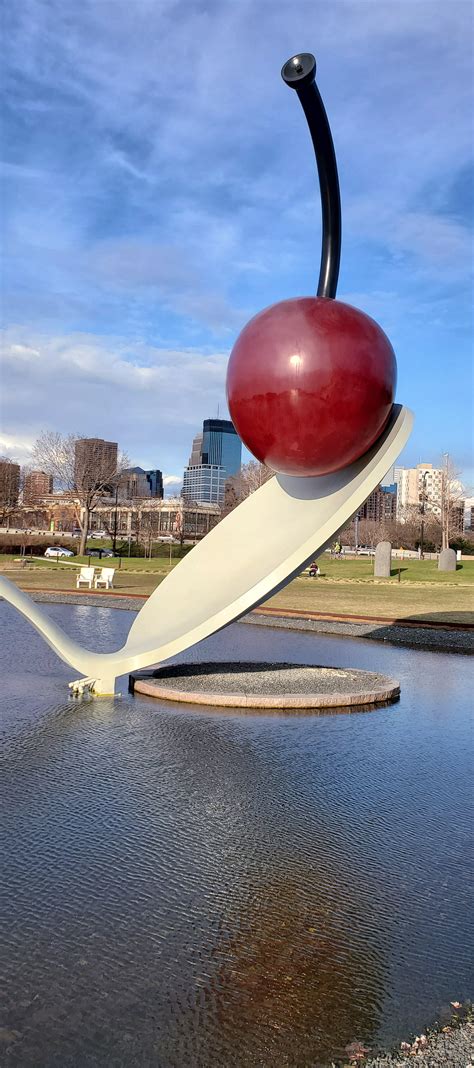 Spoonbridge and Cherry sculpture on Behance