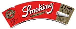 SMOKING Gold CONICAL Tips/Roach Booklet King Size Slim (78 * 26MM ...