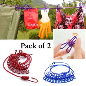 MARSELITE Cloth Drying Rope | Portable Travel Clothesline | Retractable ...