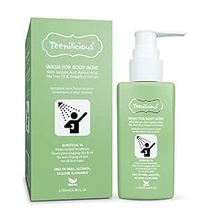 Buy Teenilicious Body Acne Wash with 1% ww Salicylic Acid & Tea Tree ...