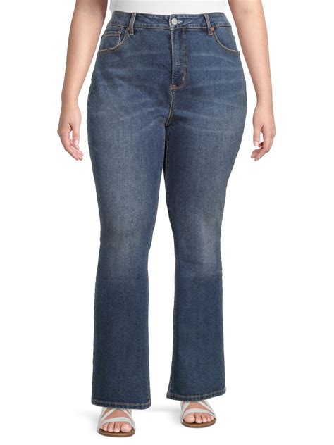 Terra & Sky Women's Plus Size Bootcut Jeans - Walmart.com