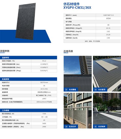 BIPV晶硅仿石材系列组件-江苏新阳光智顶科技