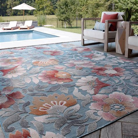 Amazon.com: Large Jute Water Resistant Indoor Outdoor Rug 8x10 - Modern ...