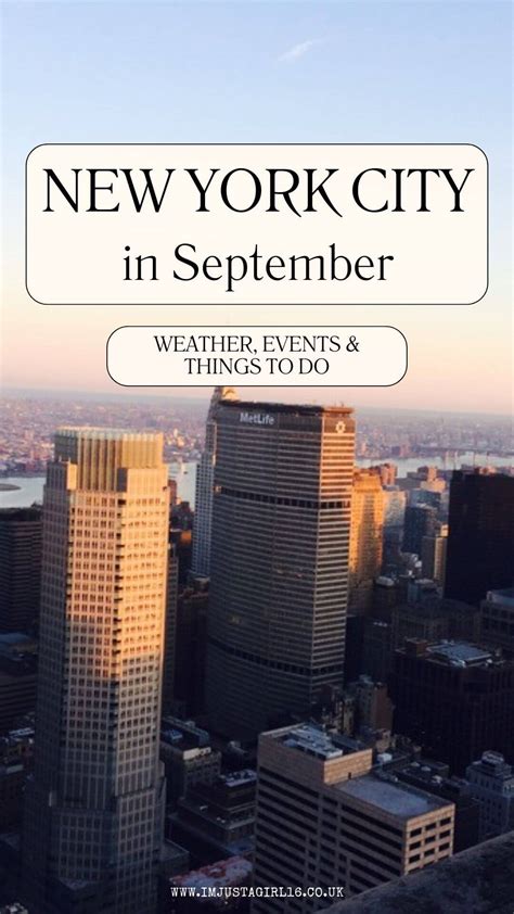New York In September Guide - Weather, Events & Things To Do