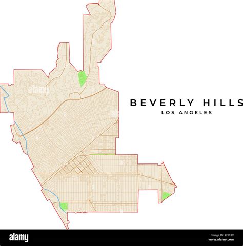Beverly Hills Ca City Map