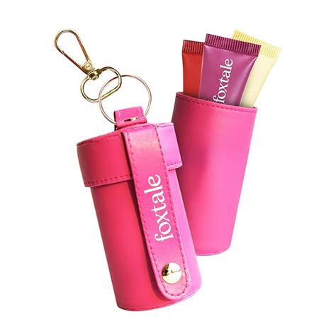Buy Foxtale Lip Pouch | Luxury Leather Lip Gloss Bag, Mini Lipstick ...