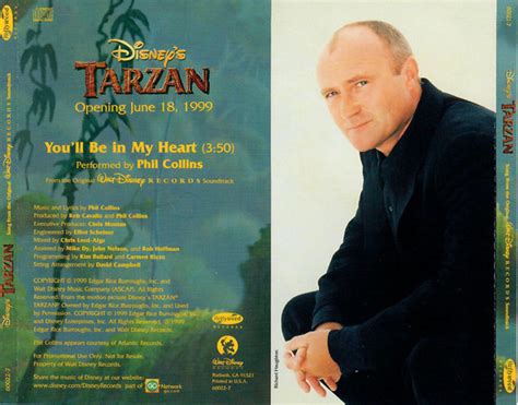 Phil Collins – You'll Be In My Heart (1999, CD) - Discogs