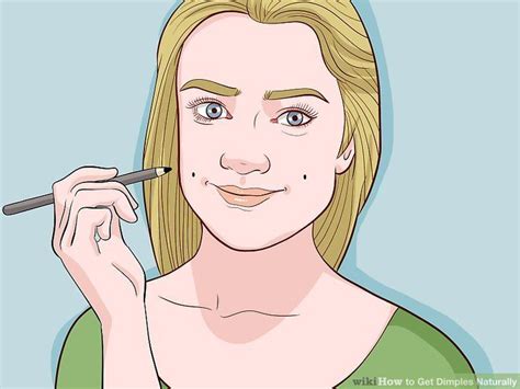 Image result for How to Draw Dimples
