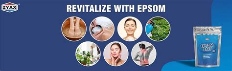 ZYAX Epsom Salt 900g, Magnesium Sulphate, Muscle & Pain Relief, Foot ...