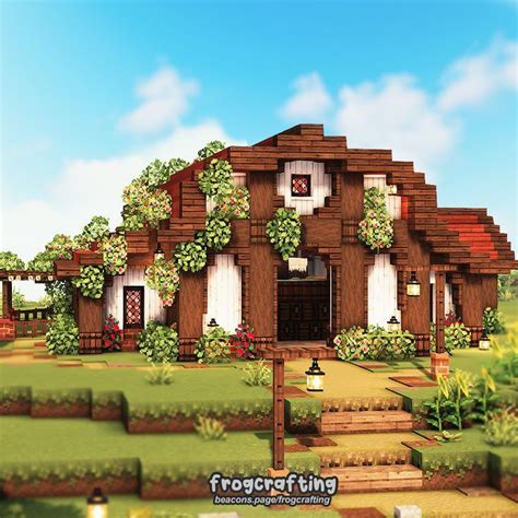 Cottagecore Barn Minecraft Tutorial 的图像结果