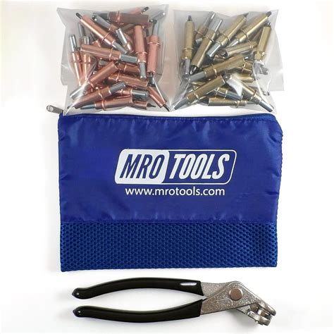 MRO Tools Cleco Fasteners 25 1/8 and 25 3/16 Cleco Fasteners Kit with ...