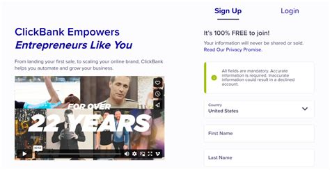 ClickBank CreateAccount 的图像结果