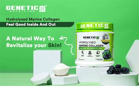 Genetic Nutrition Collagen Powder | Pure Hydrolysed Marine Collagen ...
