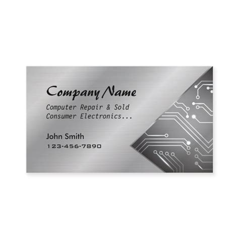 Computer Repair Business Card Design 的图像结果